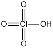 Структура хлорной кислоты